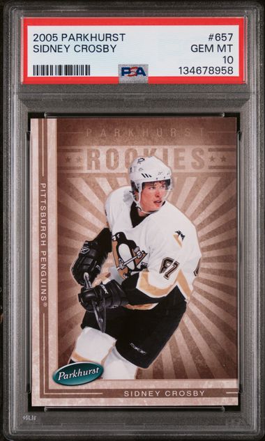 2005-06 Parkhurst #657 Sidney Crosby PSA 10 (Rookie)