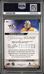 2023-24 Upper Deck Outburst Silver #204 Yaroslav Askarov PSA 9 (Rookie) | Eastridge Sports Cards