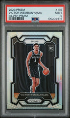 2023-24 Panini Prizm Silver Prizm #136 Victor Wembanyama PSA 9 (Rookie) | Eastridge Sports Cards