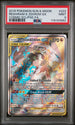 2019 Pokemon Cosmic Eclipse #222 Reshiram & Zekrom GX- Full Art Holo PSA 9