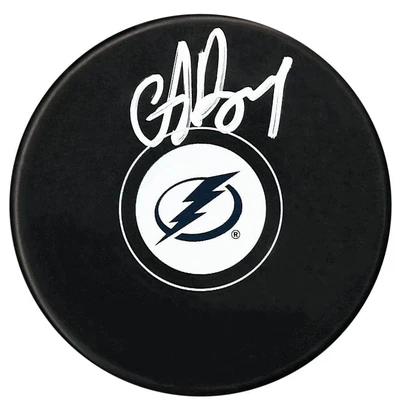Andrei Vasilevskiy Autographed Tampa Bay Lightning Puck (COJO Sports)