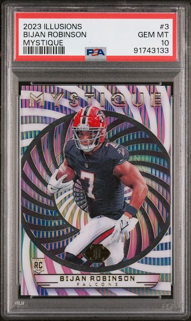 2023 Panini Illusions Mystique #3 Bijan Robinson PSA 10 (Rookie) | Eastridge Sports Cards