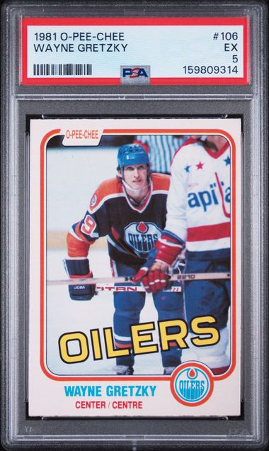 1981-82 O-Pee-Chee #106 Wayne Gretzky PSA 5