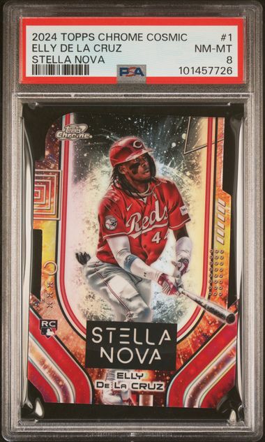 2024 Topps Cosmic Chrome Stella Nova #SN1 Elly De La Cruz PSA 8 (Rookie) | Eastridge Sports Cards