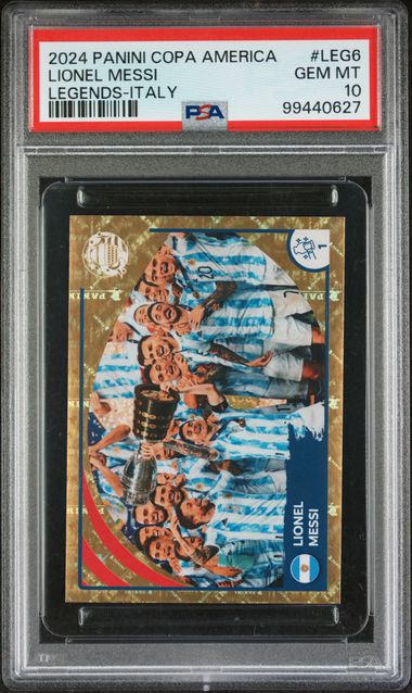 2024 Panini Copa America Legends Italy #LEG6 Lionel Messi PSA 10