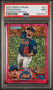 2023 Topps Chrome Magenta Speckle Refractor #217 Kodai Senga #129/350 PSA 9 (Rookie)