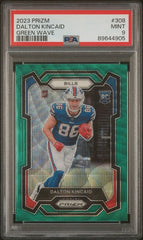 2023 Panini Prizm Green Wave #308 Dalton Kincaid PSA 9 (Rookie) | Eastridge Sports Cards