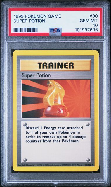 1999 Pokemon Base Set Unlimited #90 Super Potion PSA 10