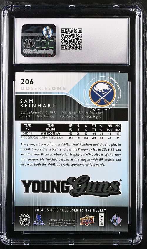2014-15 Upper Deck #206 Sam Reinhart CGC 9.5 (Rookie)