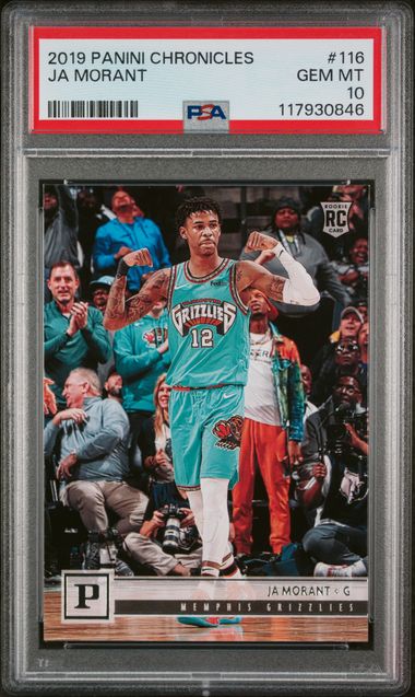 2019-20 Panini Chronicles #116 Ja Morant PSA 10 (Rookie)
