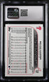 2022 Topps Chrome Sonic Black & White RayWave Refractor #220 Bryce Harper CGC 9