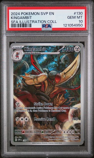 2024 Pokemon Shrouded Fable Special Illustration Collection Promo #130 Kingambit PSA 10