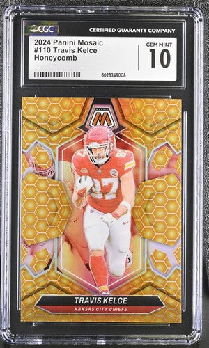 2024 Panini Mosaic Honeycomb #110 Travis Kelce CGC 10