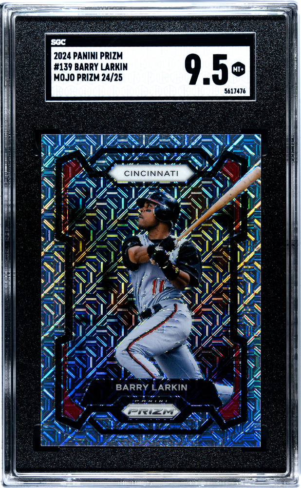 2024 Panini Prizm Mojo Prizm #139 Barry Larkin #24/25 SGC 9.5