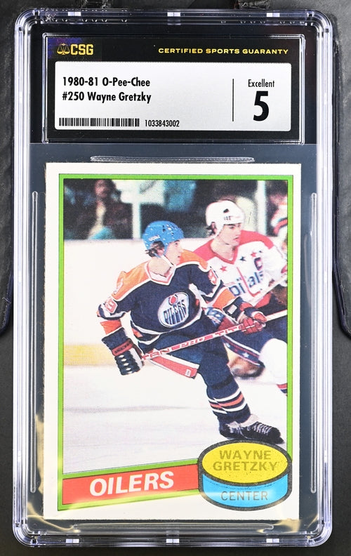 1980-81 O-Pee-Chee #250 Wayne Gretzky CGC 5