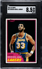 1981-82 Topps #20 Kareem Abdul-Jabbar SGC 8.5 | Eastridge Sports Cards