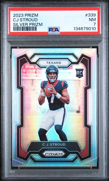 2023 Panini Prizm Silver Prizm #339 CJ Stroud PSA 7 (Rookie)