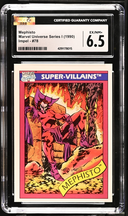 1990 Impel Marvel Universe Series 1 #78 Mephisto CGC 6.5
