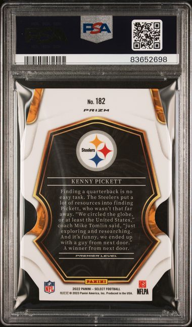 2022 Select Silver Prizm #182 Kenny Pickett PSA 10 (Rookie)