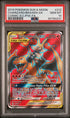2019 Pokemon Cosmic Eclipse #212 Charizard & Braixen GX - Full Art PSA 10