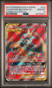 2019 Pokemon Cosmic Eclipse #212 Charizard & Braixen GX - Full Art PSA 10
