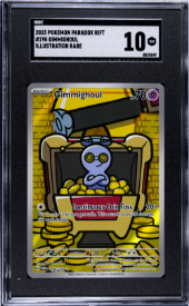 2023 Pokemon Paradox Rift #198 Gimmighoul (Illustration Rare) SGC 10