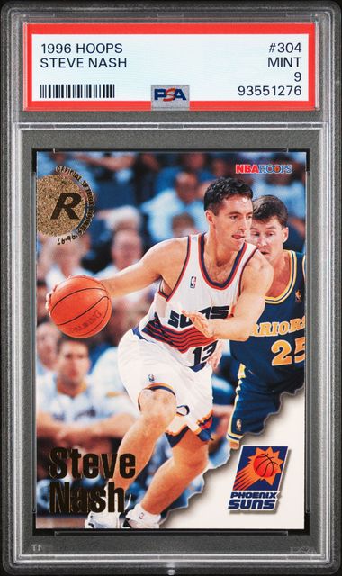 1996-97 Hoops #304 Steve Nash PSA 9 (Rookie) | Eastridge Sports Cards