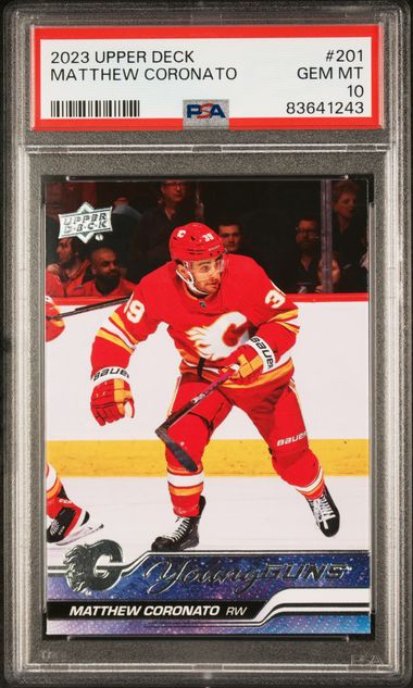 2023-24 Upper Deck #201 Matthew Coronato PSA 10 (Rookie)