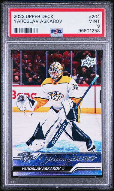 2023-24 Upper Deck #204 Yaroslav Askarov PSA 9 (Rookie)