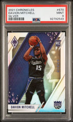 2021-22 Panini Chronicles Silver #670 Davion Mitchell PSA 9 (Rookie) | Eastridge Sports Cards