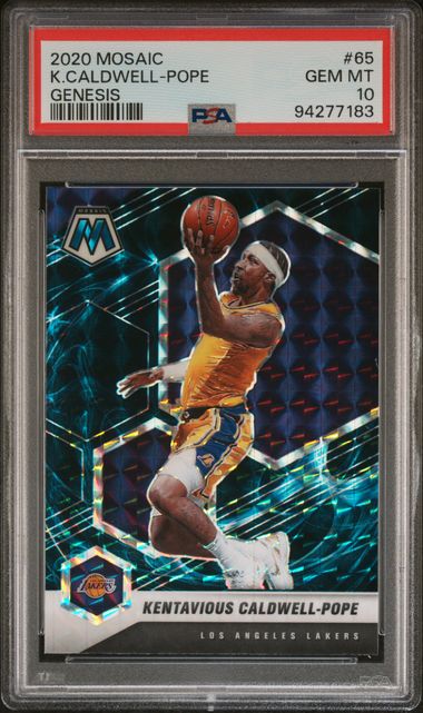2020-21 Mosaic Genesis #65 Kentavious Caldwell-Pope PSA 10