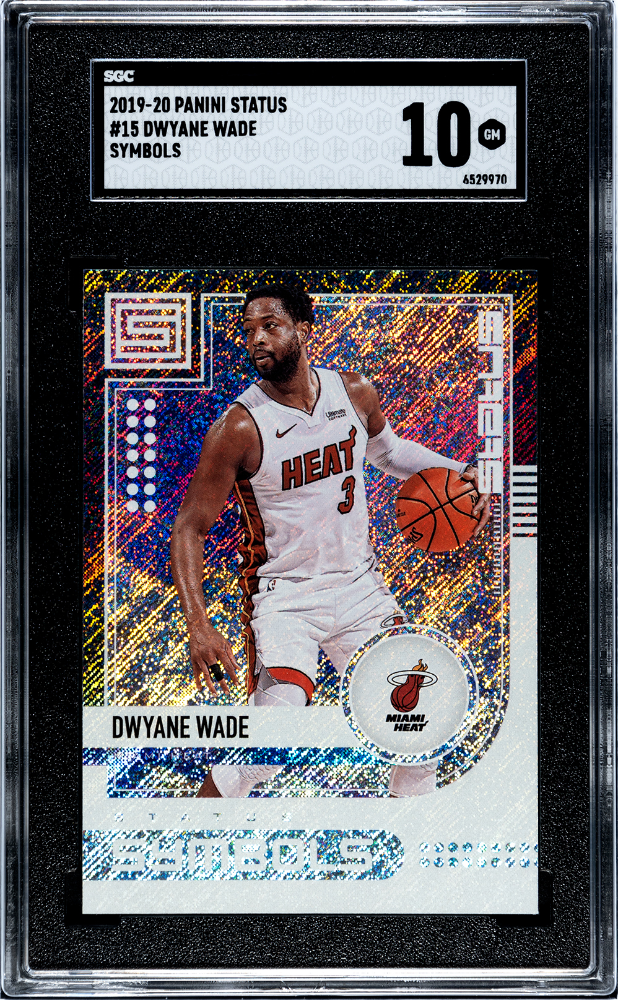 2019-20 Panini Status Symbols #15 Dwayne Wade SGC 10