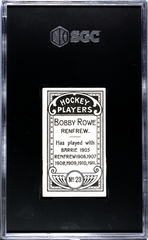 1911-12 C55 #23 Bobby Rowe SGC Authentic Trimmed (Rookie) | Eastridge Sports Cards