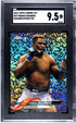 2018 Topps Chrome UFC Diamond Refractor #32 Francis Ngannou SGC 9.5
