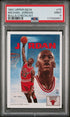 1991-92 Upper Deck Bulls Checklist #75 Michael Jordan PSA 9