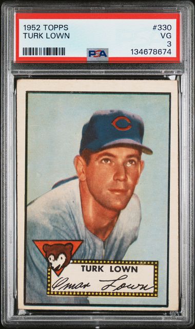 1952 Topps #330 Turk Lown PSA 3