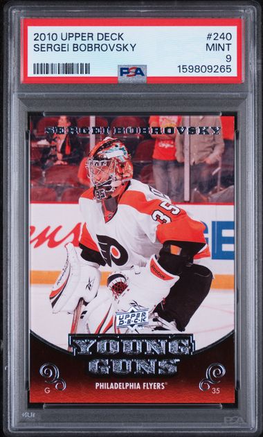 2010-11 Upper Deck #240 Sergei Bobrovsky PSA 9 (Rookie)