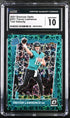 2021 Donruss Optic Teal Velocity #201 Trevor Lawrence CGC 10 (Rookie)