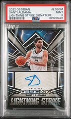 2022-23 Panini Obsidian Lightning Strike Signatures #LSSGM Santi Aldama #116/149 PSA 9 | Eastridge Sports Cards