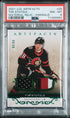 2021-22 Upper Deck Artifacts Emerald Material #29 Tim Stutzle #02/65 PSA 8