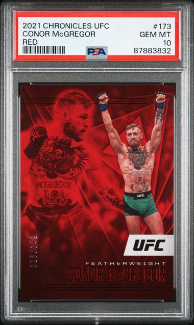 2021 Chonicles UFC Red #173 Conor McGregor #006/149 PSA 10