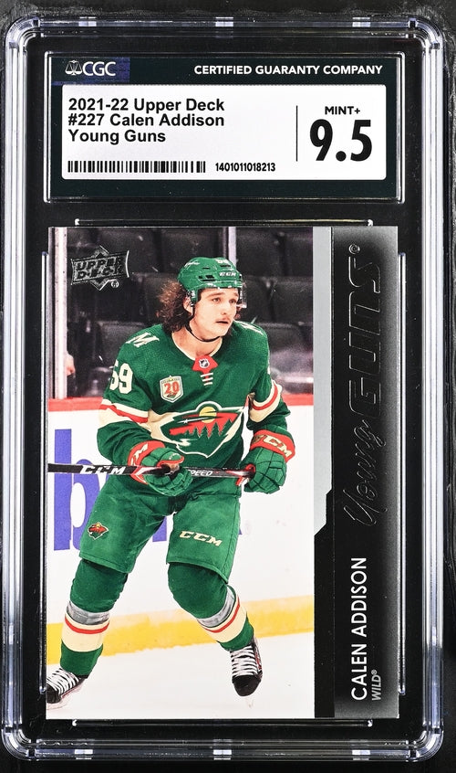 2021-22 Upper Deck #227 Calen Addison CGC 9.5 (Rookie)