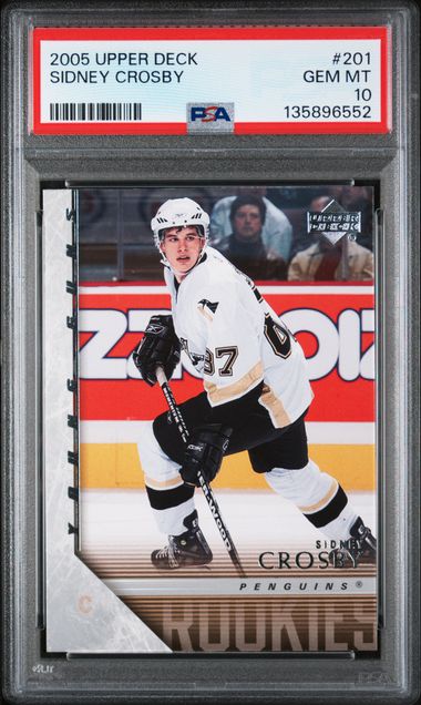 2005-06 Upper Deck #201 Sidney Crosby PSA 10 (Rookie)