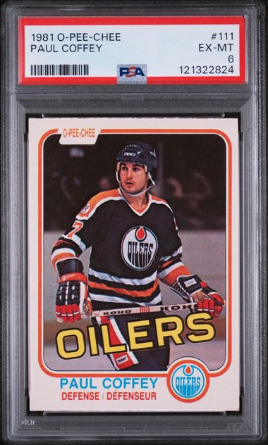 1981-82 O-Pee-Chee #111 Paul Coffey PSA 6 (Rookie)