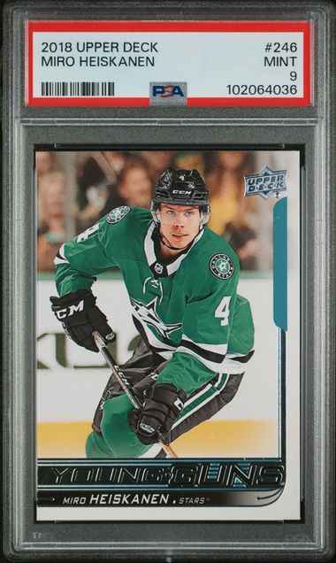 2018-19 Upper Deck #246 Miro Heiskanen PSA 9 (Rookie)