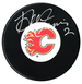 Al MacInnis Autographed Calgary Flames Puck (COJO Sports)