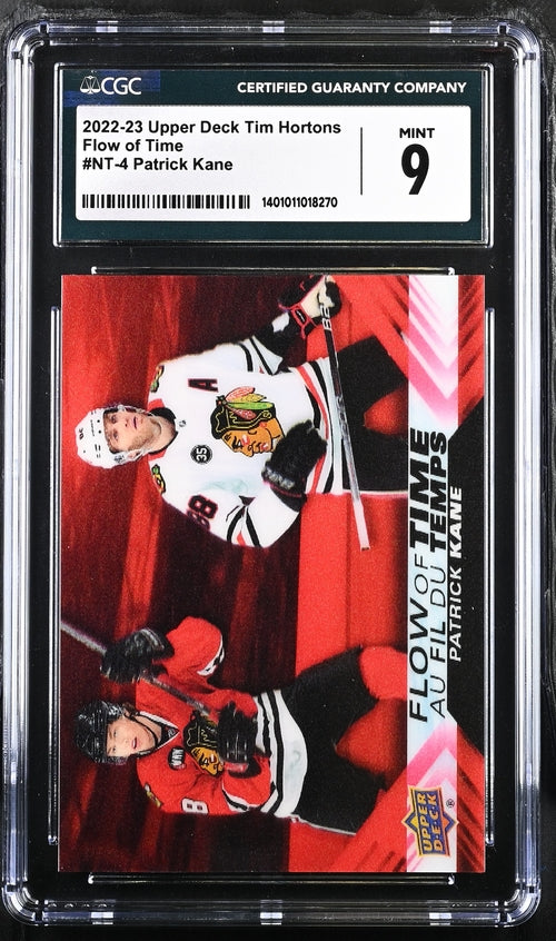 2022-23 Upper Deck Tim Hortons Flow of Time #NT-4 Patrick Kane CGC 9