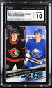 2020-21 Upper Deck Checklist #500 Tim Stutzle/Dylan Cozens CGC 10 (Rookie)