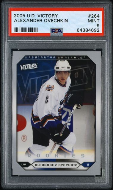 2005-06 Upper Deck Victory #264 Alexander Ovechkin PSA 9 (Rookie)