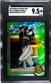 2022 Bowman Chrome Prospects Green Refractor #BCP32 Euribiel Angeles #13/99 SGC 9.5